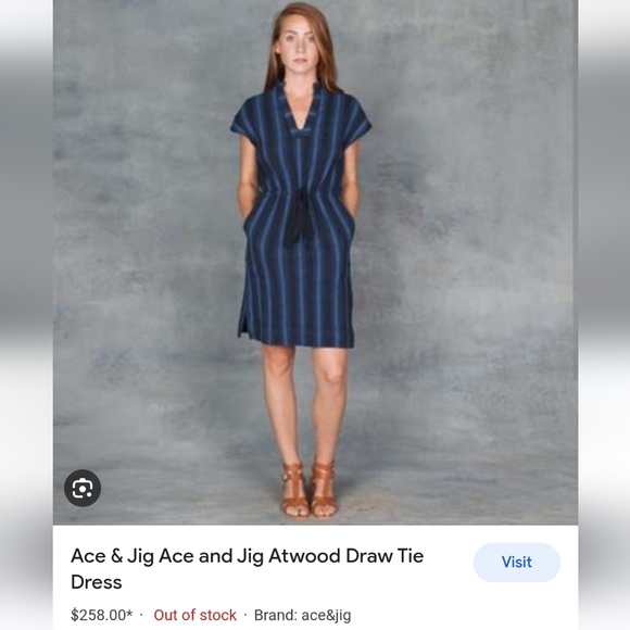 Ace and Jig Atwood Drawtie Mini Dress - Picture 4 of 11